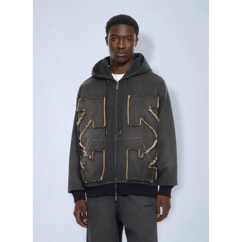 Off-White Men Distress Diag Slouchy Sweatpant